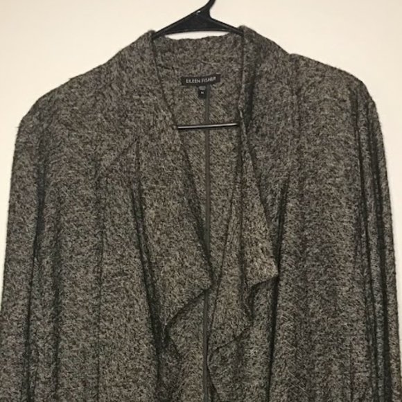 Eileen Fisher Drop Front Jacket with Pockets Size M - Picture 5 of 11